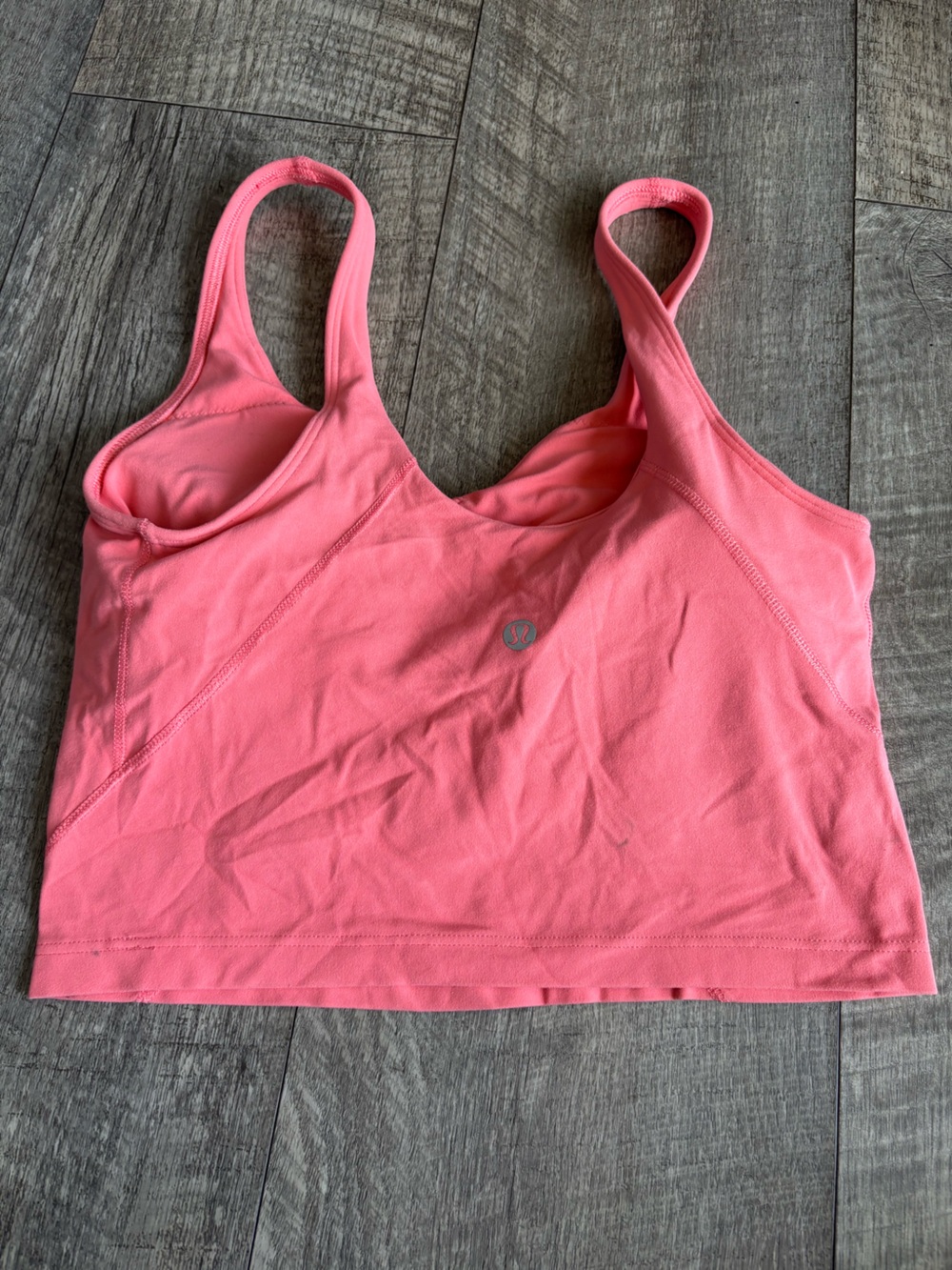 lululemon athletica Coral Pink Active Tank Top